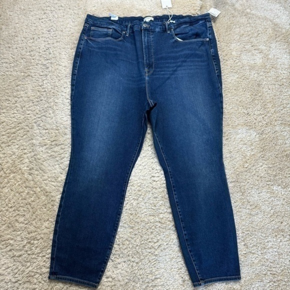 Good American women’s good legs skinny jeans size 28